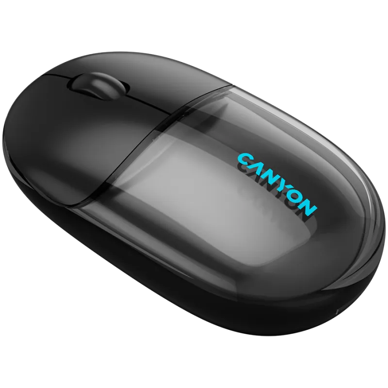 CANYON mouse OnClick 24 BT/ Wireless Transparent/Black - 1