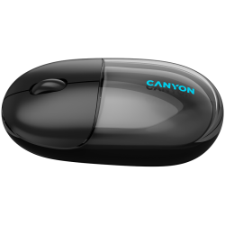 CANYON mouse OnClick 24 BT/ Wireless Transparent/Black - 12