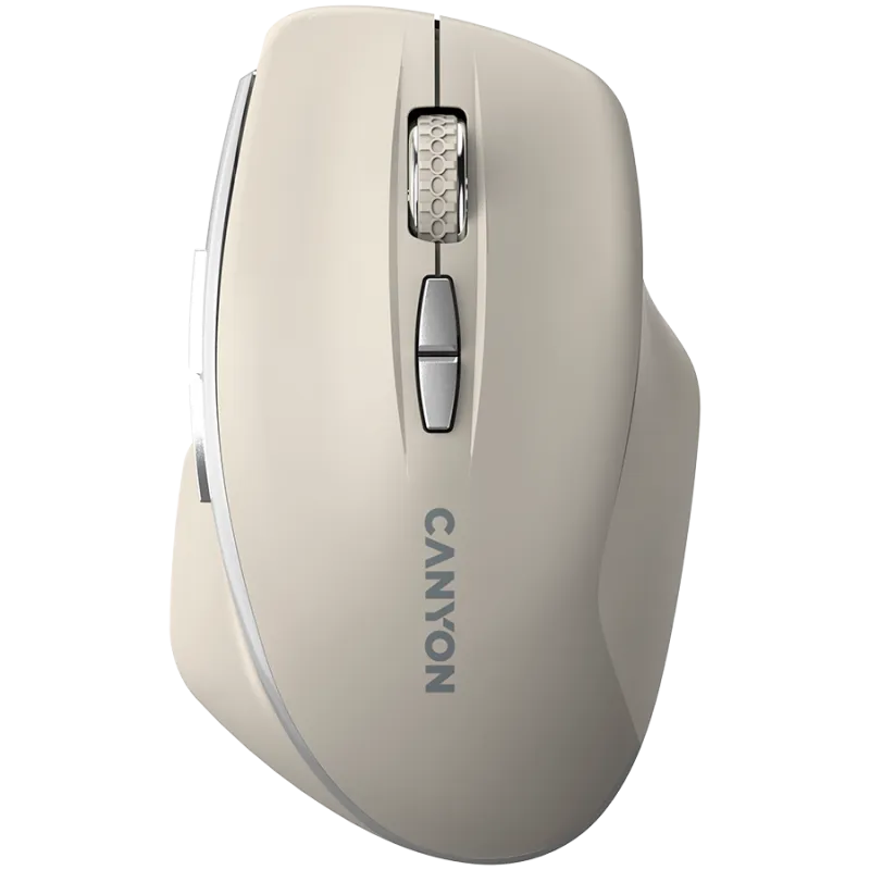 CANYON mouse MW-21 BlueLED 7buttons Wireless Cosmic Latte - 1