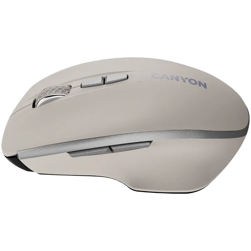 CANYON mouse MW-21 BlueLED 7buttons Wireless Cosmic Latte - 1