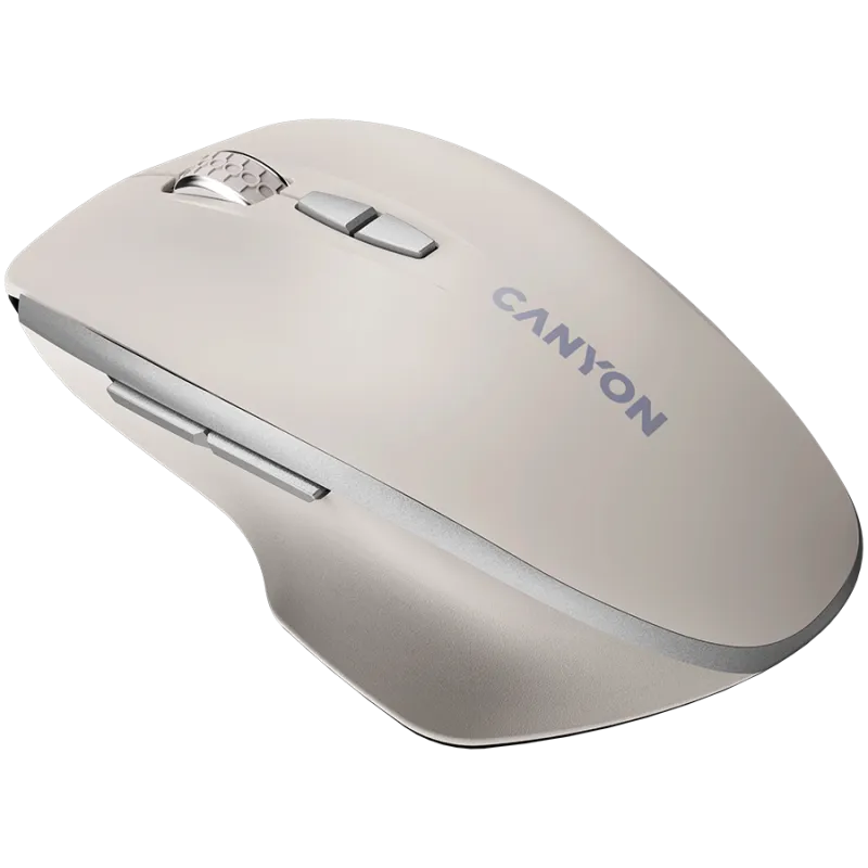CANYON mouse MW-21 BlueLED 7buttons Wireless Cosmic Latte - 1