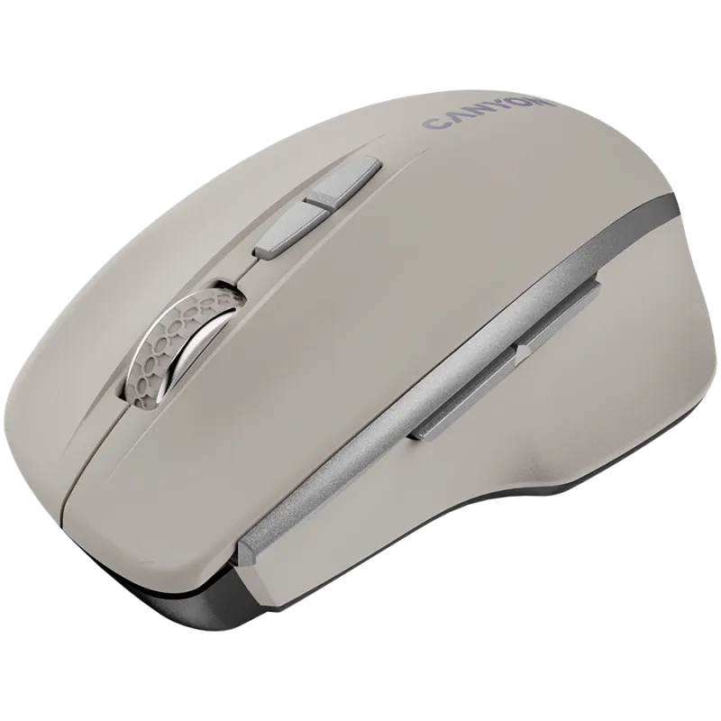 CANYON mouse MW-21 BlueLED 7buttons Wireless Cosmic Latte - 1