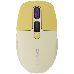 CANYON mouse MW-26 LCD Silent Dual Mode Wireless Yellow - 9