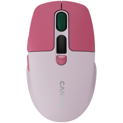 CANYON mouse MW-26 LCD Silent Dual Mode Wireless Pink - 10