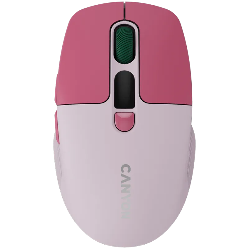 CANYON mouse MW-26 LCD Silent Dual Mode Wireless Pink - 1