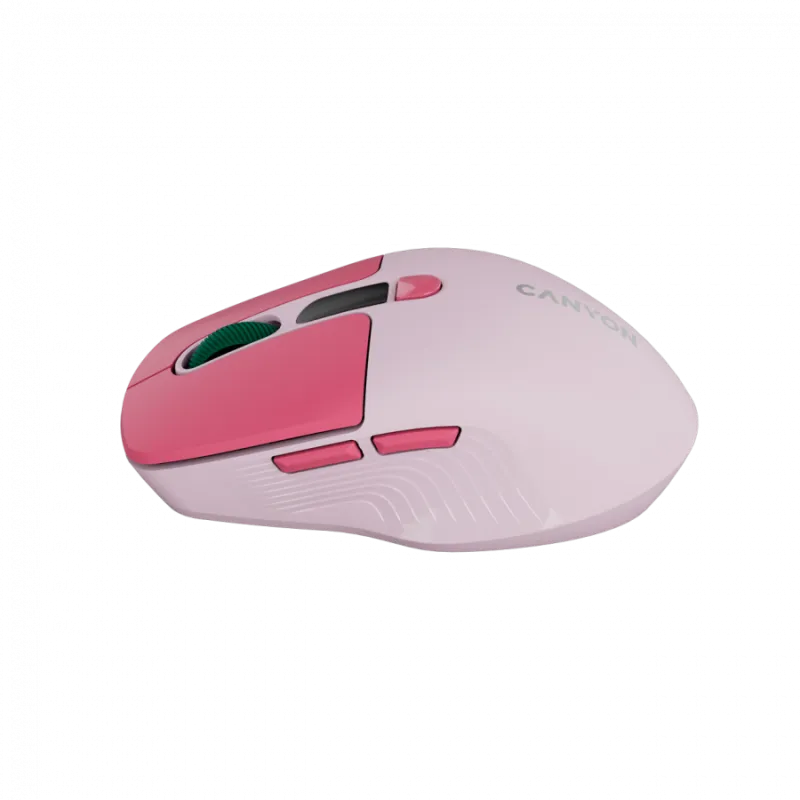 CANYON mouse MW-26 LCD Silent Dual Mode Wireless Pink - 1