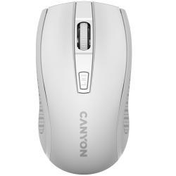 CANYON MW-7, 2.4Ghz wireless mouse, 6 buttons, DPI 800/1200/1600, with 1 AA battery ,size 110*60*37mm,58g,white - 7