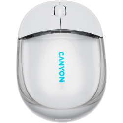 CANYON mouse OnClick 24 BT/ Wireless Transparent/White - 11