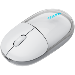 CANYON mouse OnClick 24 BT/ Wireless Transparent/White - 14