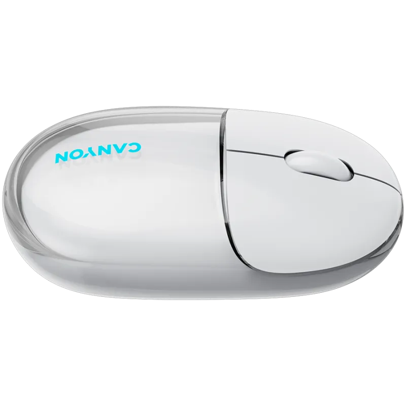 CANYON mouse OnClick 24 BT/ Wireless Transparent/White - 1