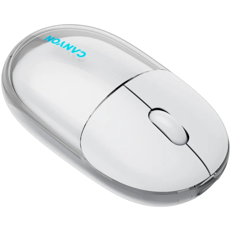 CANYON mouse OnClick 24 BT/ Wireless Transparent/White - 1