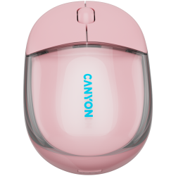 CANYON mouse OnClick 24 BT/ Wireless Transparent/Pink - 11