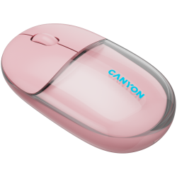 CANYON mouse OnClick 24 BT/ Wireless Transparent/Pink - 12