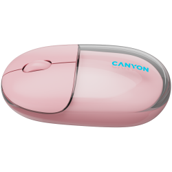CANYON mouse OnClick 24 BT/ Wireless Transparent/Pink - 13