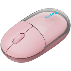 CANYON mouse OnClick 24 BT/ Wireless Transparent/Pink - 14