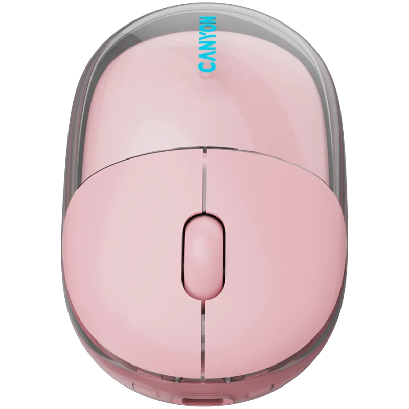 CANYON mouse OnClick 24 BT/ Wireless Transparent/Pink - 1