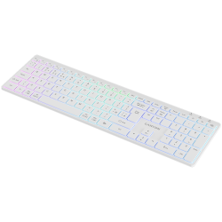 CANYON keyboard HKB-W11 UK/US RGB Dual Mode Wireless White - 9