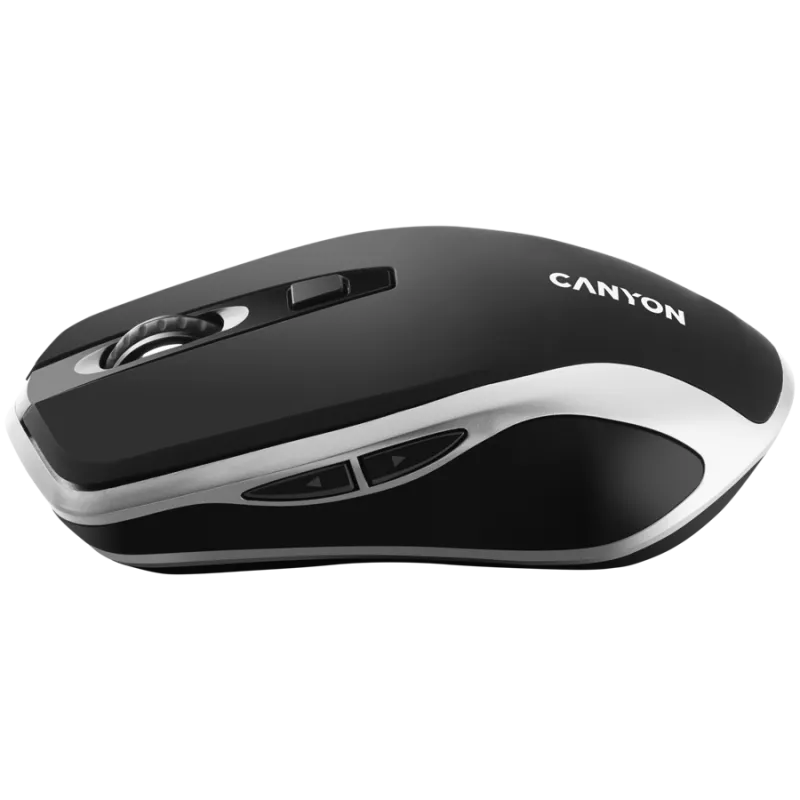 CANYON MW-19, 2.4GHz Wireless Rechargeable Mouse with Pixart sensor, 6keys, Silent switch for right/left keys,Add NTCDPI: 800/12
