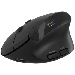 CANYON mouse MW-25 Ergonomic LED AA Dual mode Wireless Black - 6