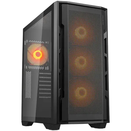 COUGAR UNIFACE RGB PC Case, Mid Tower, Black - 1