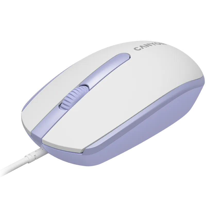 CANYON mouse M-10 Wired White Lavender - 1