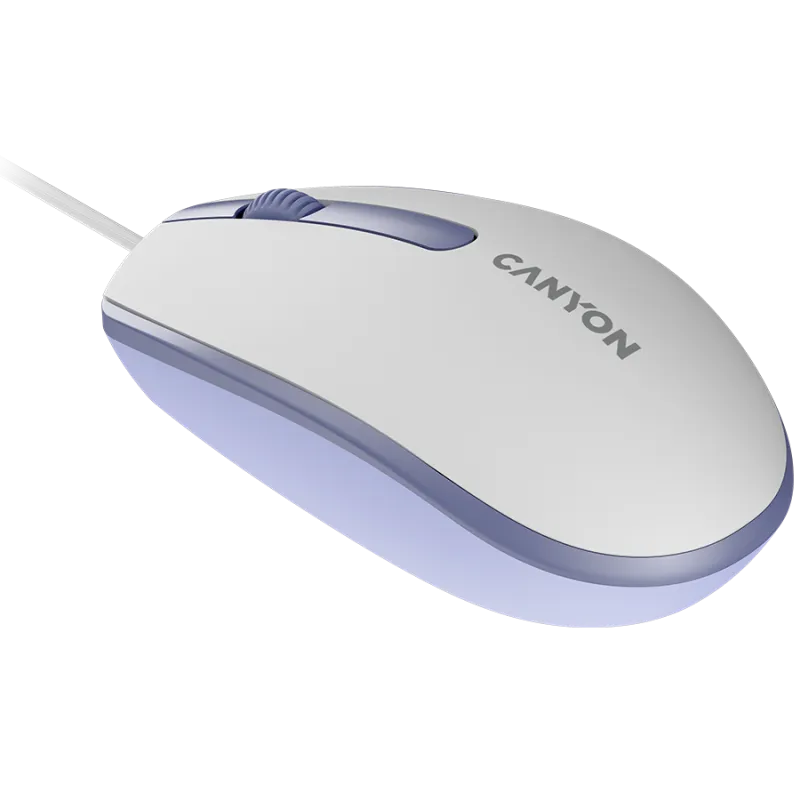CANYON mouse M-10 Wired White Lavender - 1