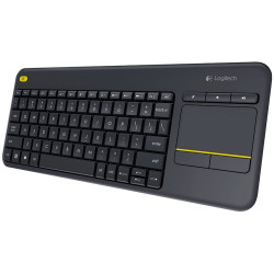 LOGITECH K400 Plus Wireless Touch Keyboard - BLACK - US INT'L - 2