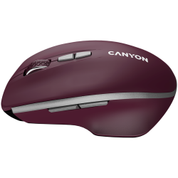CANYON mouse MW-21 BlueLED 7buttons Wireless Burgundy Red - 8