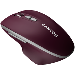 CANYON mouse MW-21 BlueLED 7buttons Wireless Burgundy Red - 9