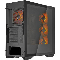 COUGAR UNIFACE RGB PC Case, Mid Tower, Black - 5