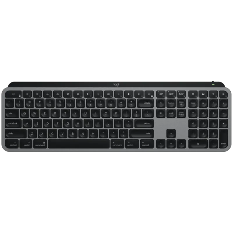 LOGITECH MX Keys S for Mac - SPACE GREY - US INT'L - BT - EMEA28-935 - 1