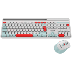 CANYON HSET-W5 EN Keyboard+Mouse AAA+AA Wireless White - 9