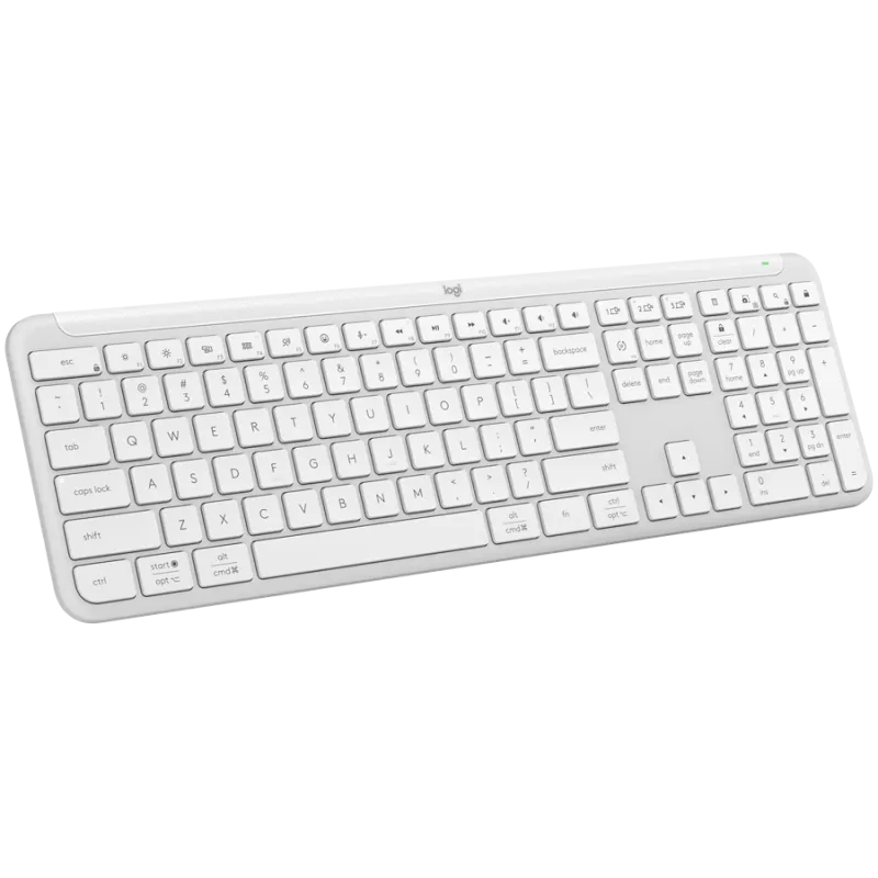 LOGITECH SIGNATURE SLIM WIRELESS KEYBOARD K950 - OFF WHITE - US INT'L - 2.4GHZ/BT - INTNL-973 - 1