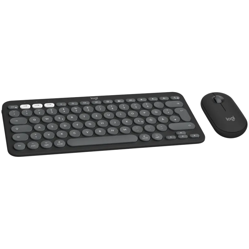 LOGITECH Pebble 2 for MAC Bluetooth Keyboard Combo - TONAL GRAPHITE - US INT'L - 1