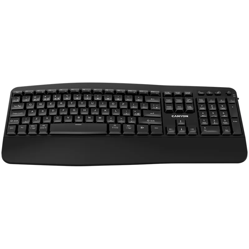 CANYON keyboard HKB-W6 Wireless Black - 1