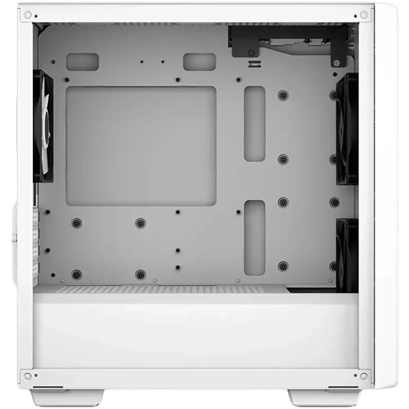 DeepCool CC360 ARGB WH, Mid Tower, Mini-ITX/Micro-ATX, 1xUSB3.0, 1xUSB2.0, 1xAudio, 3x120mm Pre-Installed ARGB Fans, Tempered Gl