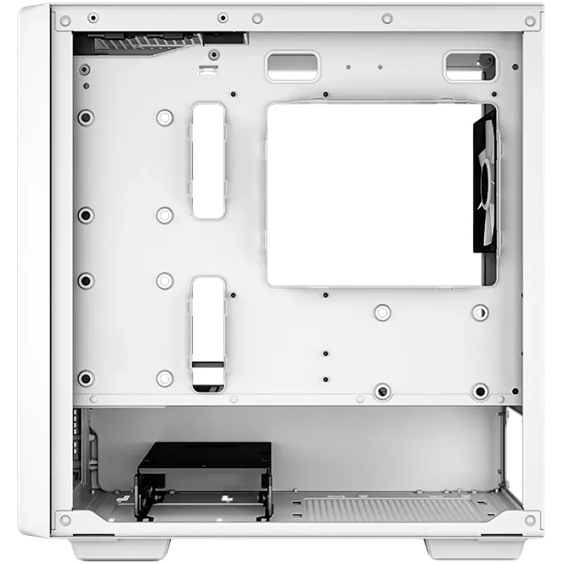 DeepCool CC360 ARGB WH, Mid Tower, Mini-ITX/Micro-ATX, 1xUSB3.0, 1xUSB2.0, 1xAudio, 3x120mm Pre-Installed ARGB Fans, Tempered Gl