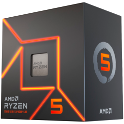 AMD CPU Desktop Ryzen 5 6C/12T 7400 (4.3GHz,22MB,65W,AM5) MPK, with Radeon Graphics and Wraith Stealth Cooler - 1