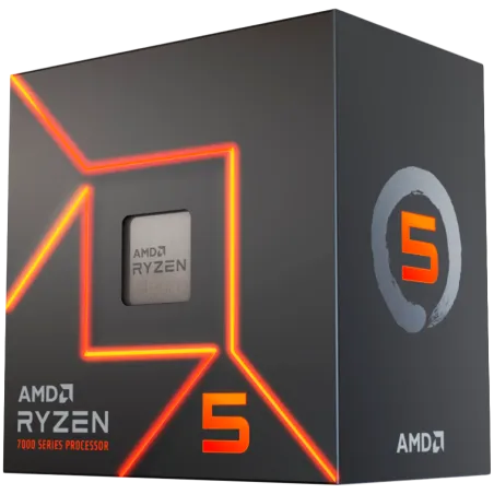 AMD CPU Desktop Ryzen 5 6C/12T 7400 (4.3GHz,22MB,65W,AM5) MPK, with Radeon Graphics and Wraith Stealth Cooler - 1