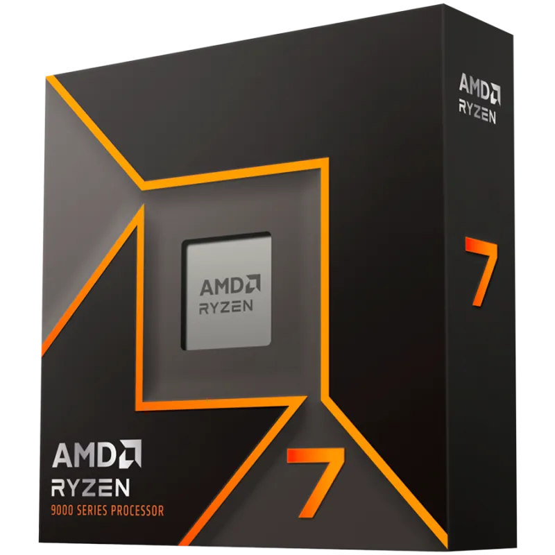AMD CPU Desktop Ryzen 7 8/16T 9700X (3.8GHz/5.5GHz,40MB,65W,AM5) box, with Radeon Graphics - 1