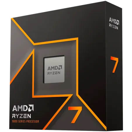 AMD CPU Desktop Ryzen 7 8/16T 9700X (3.8GHz/5.5GHz,40MB,65W,AM5) box, with Radeon Graphics - 1
