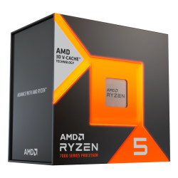 AMD CPU Desktop Ryzen 5 6C/12T 7500X3D (4.5GHz,102MB,65W,AM5) box, with Radeon Graphics - 1