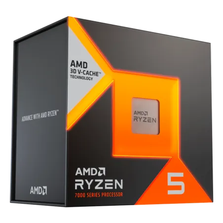 AMD CPU Desktop Ryzen 5 6C/12T 7500X3D (4.5GHz,102MB,65W,AM5) box, with Radeon Graphics - 1