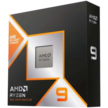 AMD CPU Desktop Ryzen 9 16/32T 9950X3D (4.3GHz/5.7GHz,144MB,170W,AM5) box, with Radeon Graphics - 1