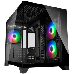 COUGAR FV150 Mini RGB PC Case, Mid tower, Black - 1