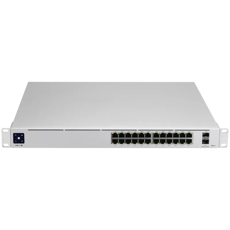 Ubiquiti USW-Pro-24-POE-EU configurable Gigabit Layer2 and Layer3 switch with auto-sensing 802.3at PoE+ and 802.3bt PoE++ - 1