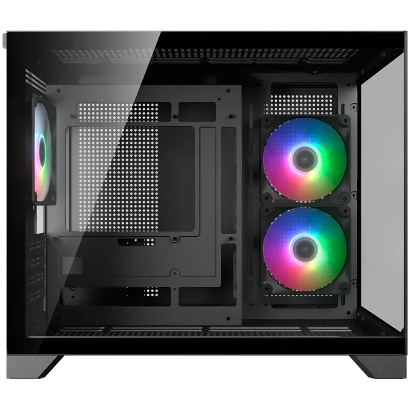 COUGAR FV150 Mini RGB PC Case, Mid tower, Black - 1