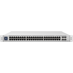 Ubiquiti Enterprise Layer 3, PoE switch with (48) 2.5GbE, 802.3at PoE+ RJ45 ports and (4) 10G SFP+ ports - 2