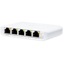 UBIQUITI Flex Mini (4) GbE ports (1) GbE PoE input port for power Optional powering with included 5V, 1A USB-C adapter. - 2