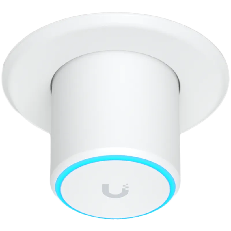 UBIQUITI U6 Mesh, WiFi 6, 6 spatial streams, 140 m² (1,500 ft²) coverage, 300+ connected devices, Powered using PoE, GbE uplink,